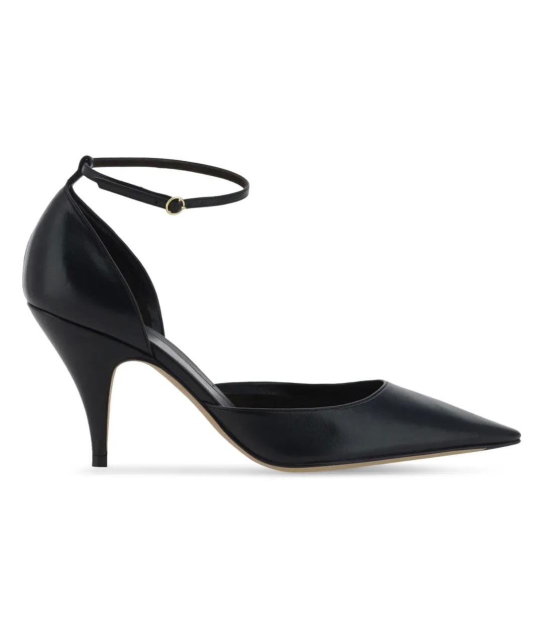 THE ROW Черные кожаные туфли, фото 4