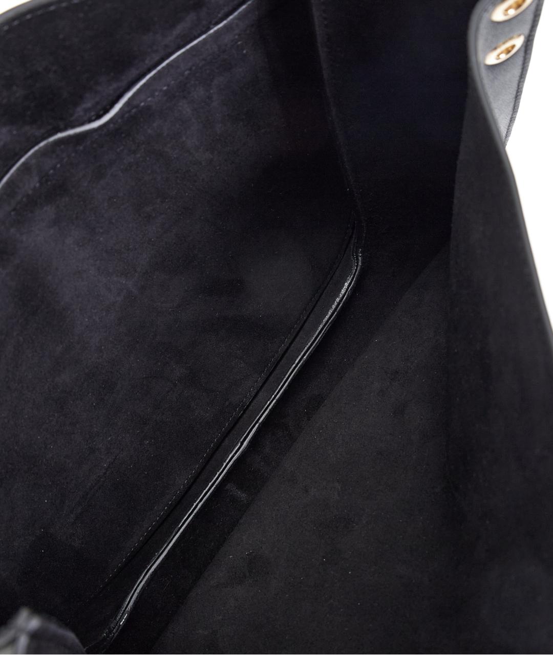 CELINE Черная кожаная сумка через плечо, фото 6