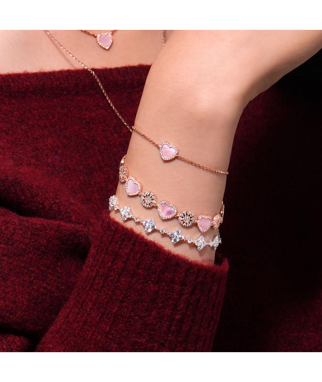 APM Monaco Розовый браслет, фото 2