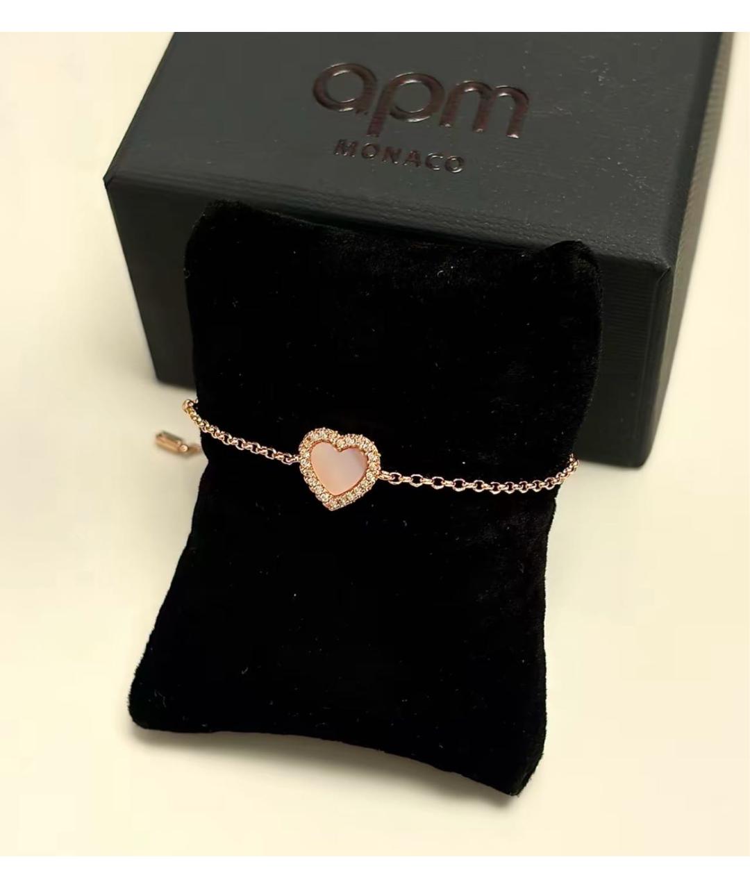 APM Monaco Розовый браслет, фото 4