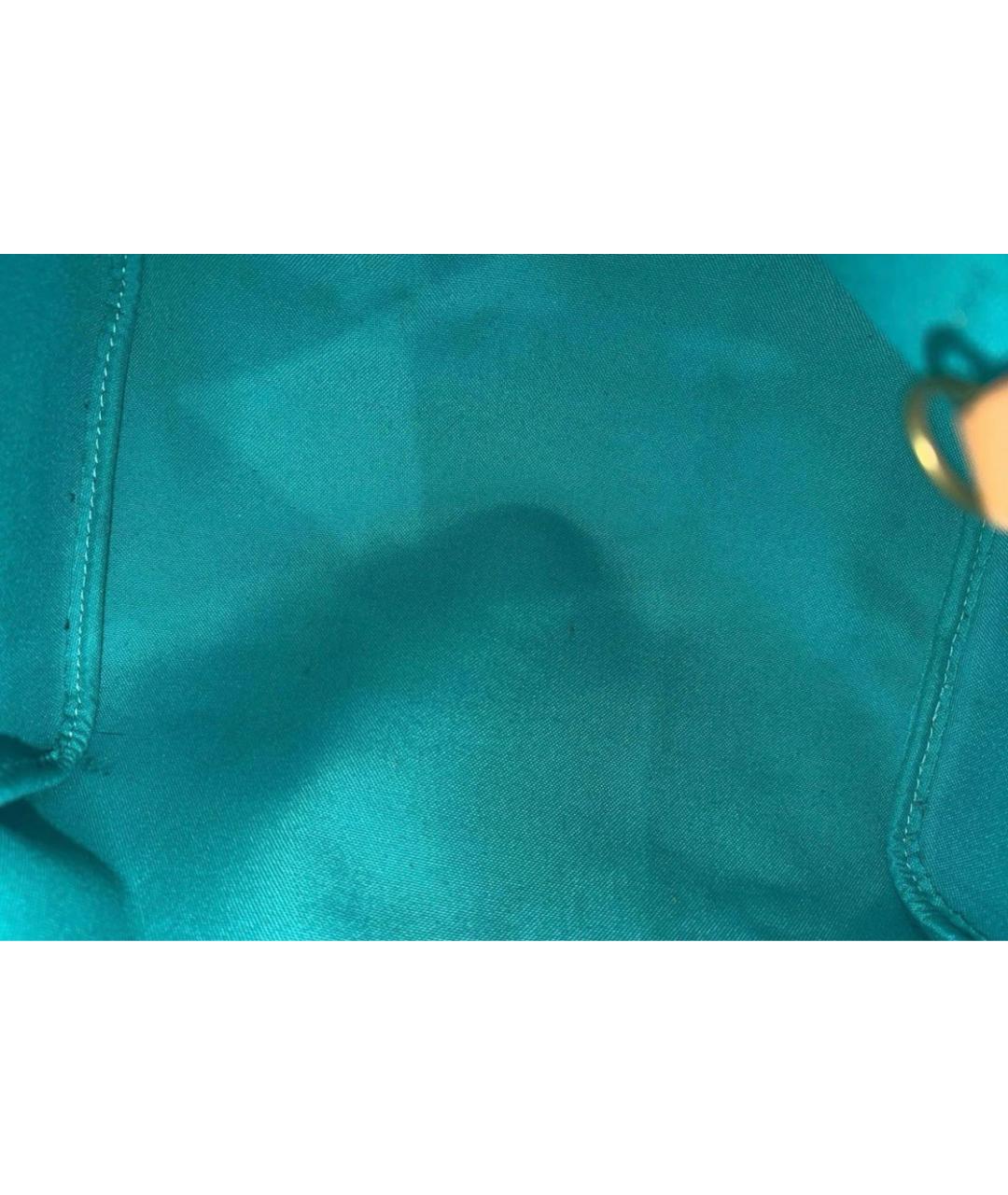 LOUIS VUITTON Коричневая кожаная сумка с короткими ручками, фото 5