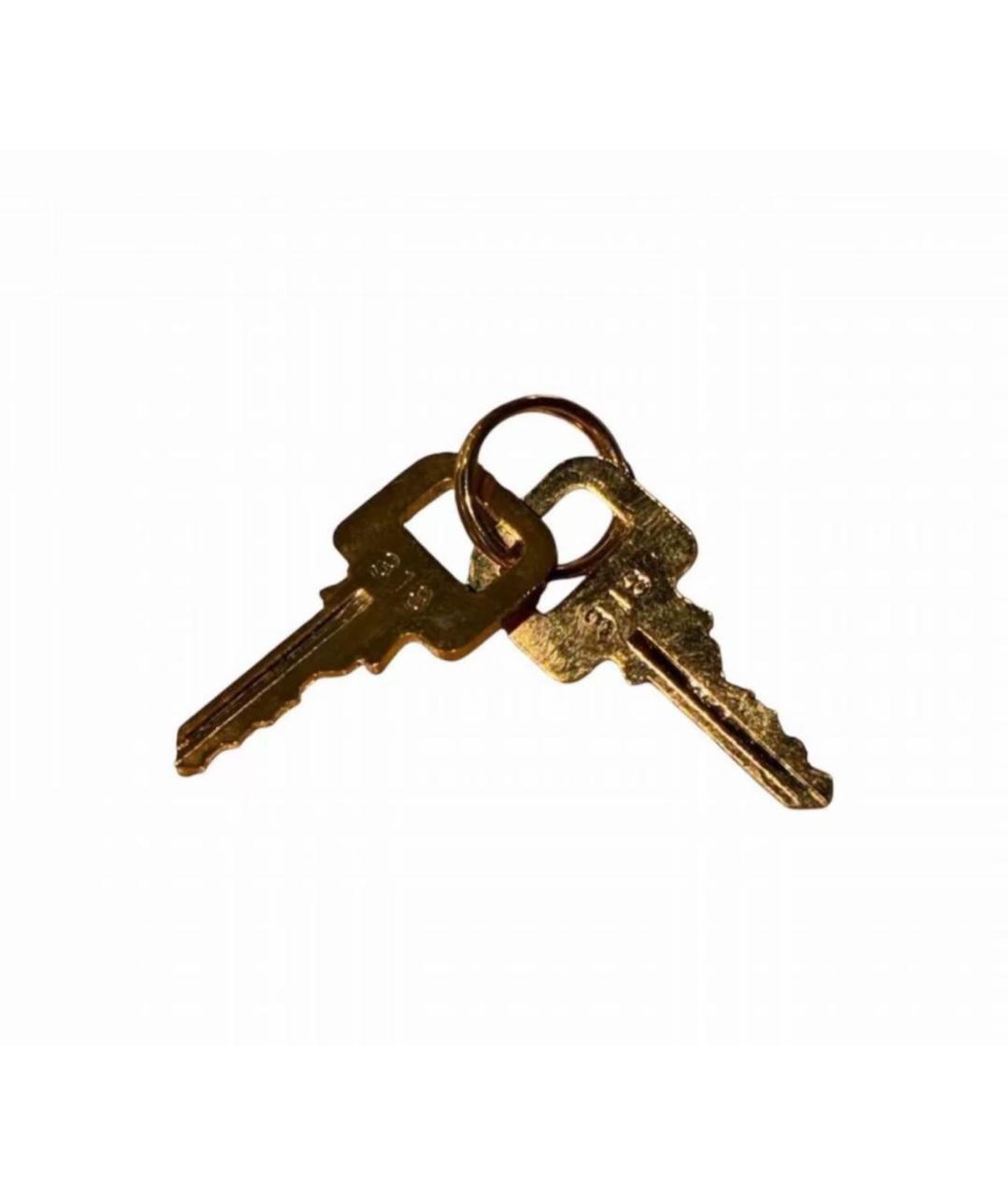 LOUIS VUITTON Коричневая кожаная сумка с короткими ручками, фото 7