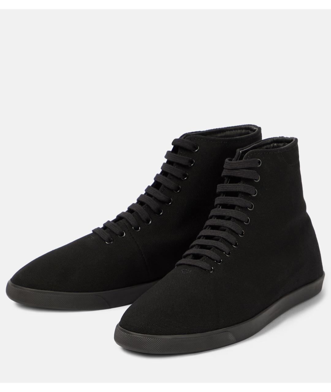 THE ROW Черные текстильные кеды, фото 3