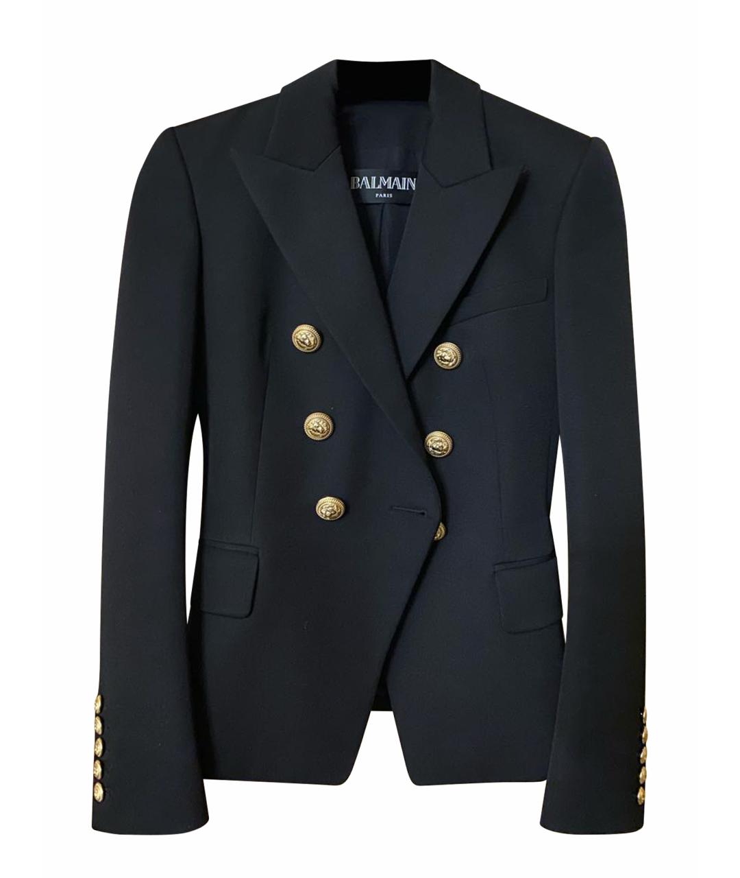 BALMAIN Черный жакет/пиджак, фото 1