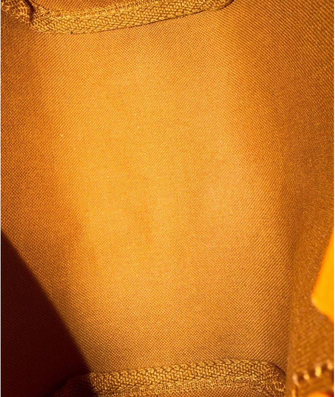 LOUIS VUITTON Коричневая кожаная сумка через плечо, фото 7