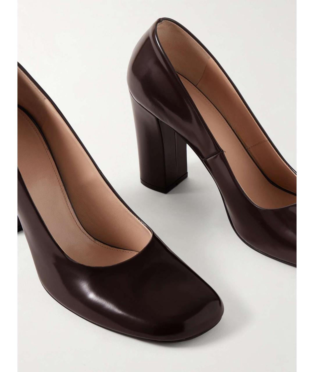 THE ROW Коричневые кожаные туфли, фото 4