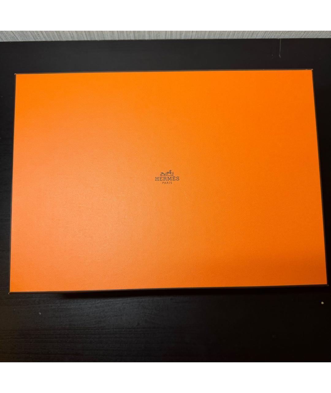 HERMES Белые кожаные низкие кроссовки / кеды, фото 5