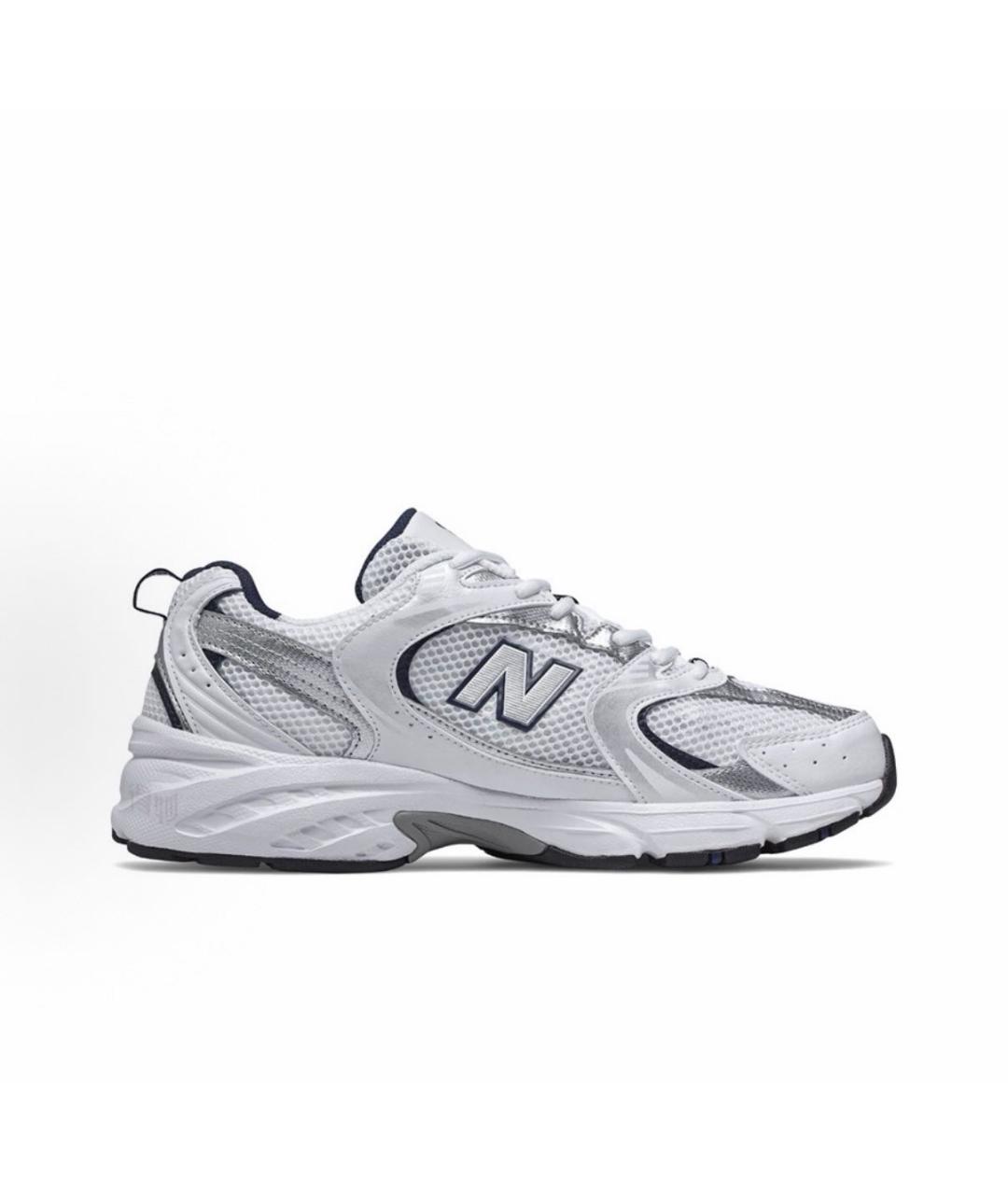 NEW BALANCE Белые текстильные низкие кроссовки / кеды, фото 7