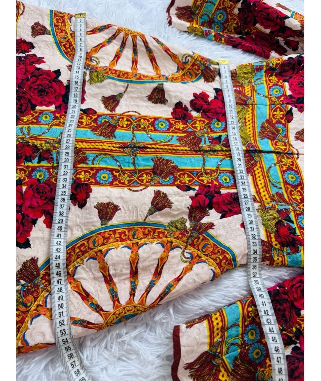 DOLCE&GABBANA Мульти вискозное платье, фото 6