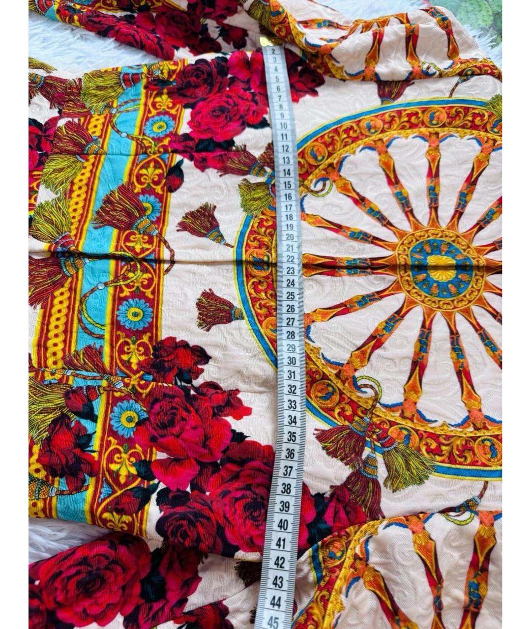 DOLCE&GABBANA Мульти вискозное платье, фото 7