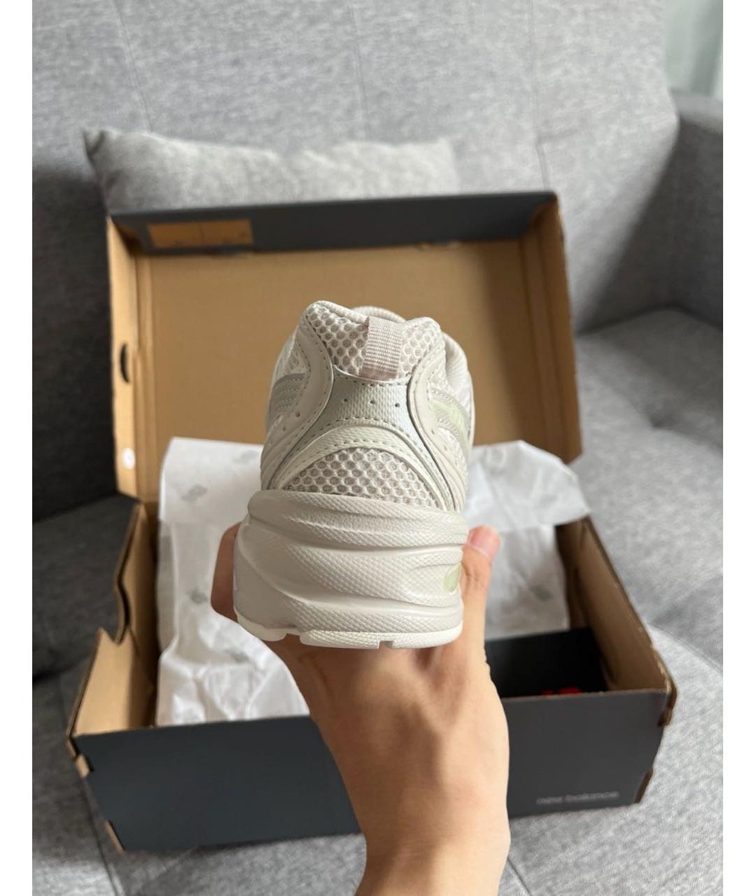 NEW BALANCE Бежевые текстильные кроссовки, фото 7