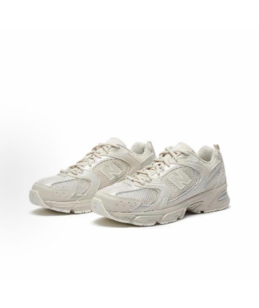 NEW BALANCE Бежевые текстильные кроссовки, фото 2