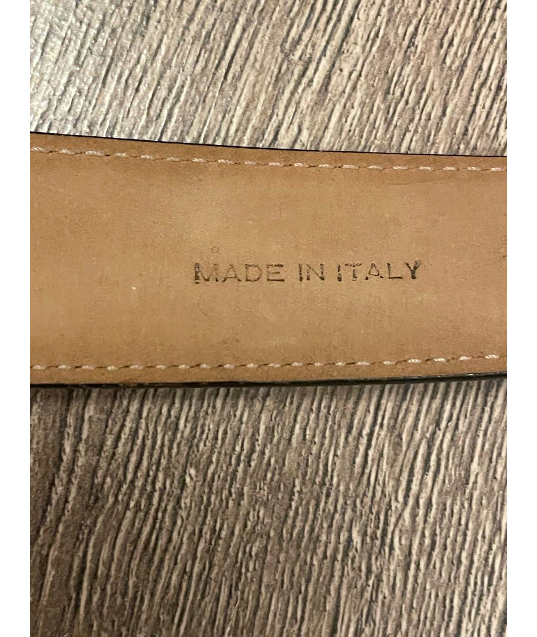 VALENTINO Бордовый ремень из лакированной кожи, фото 4