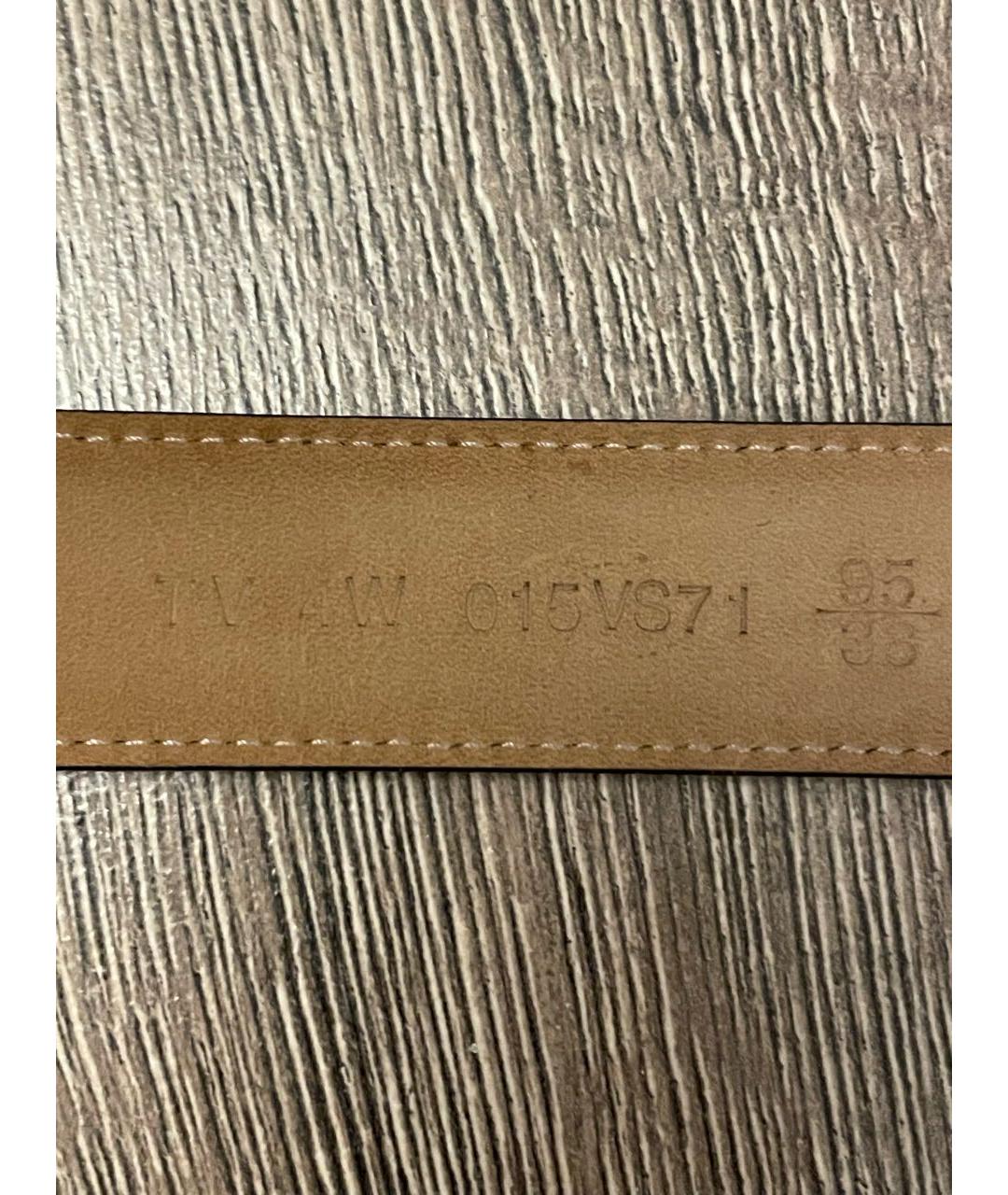 VALENTINO Бордовый ремень из лакированной кожи, фото 6