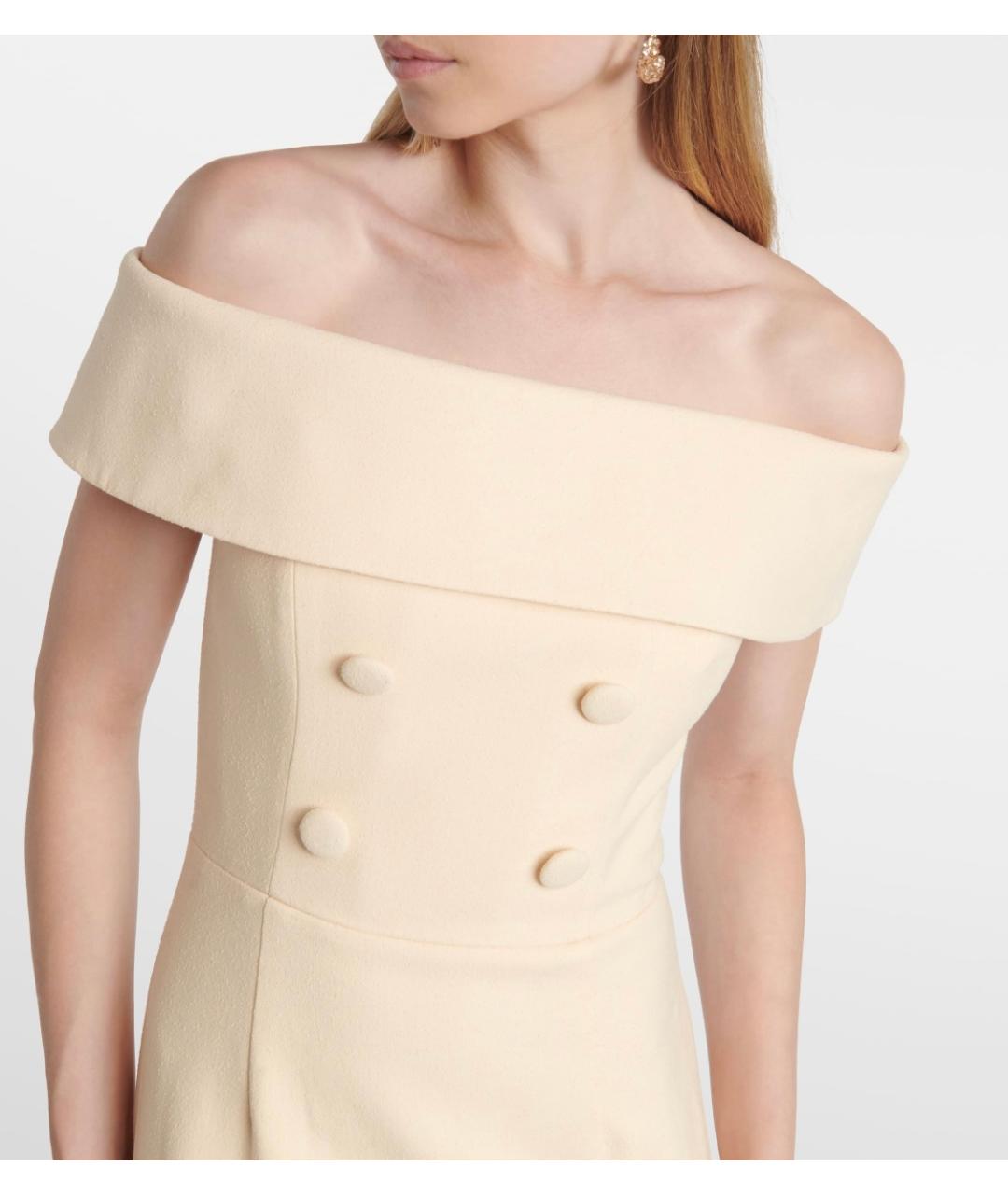 REBECCA VALLANCE Желтое полиэстеровое вечернее платье, фото 4