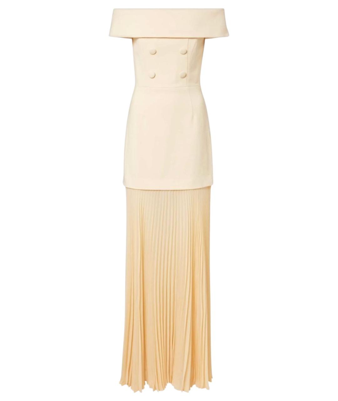 REBECCA VALLANCE Желтое полиэстеровое вечернее платье, фото 1