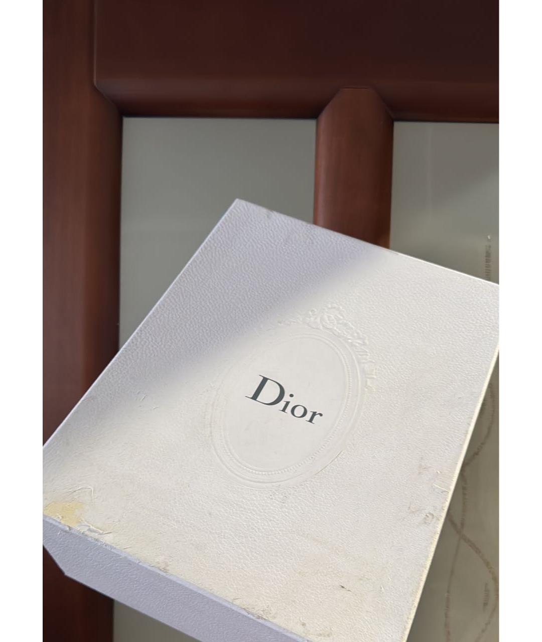 CHRISTIAN DIOR Черная кожаная сумка с короткими ручками, фото 6