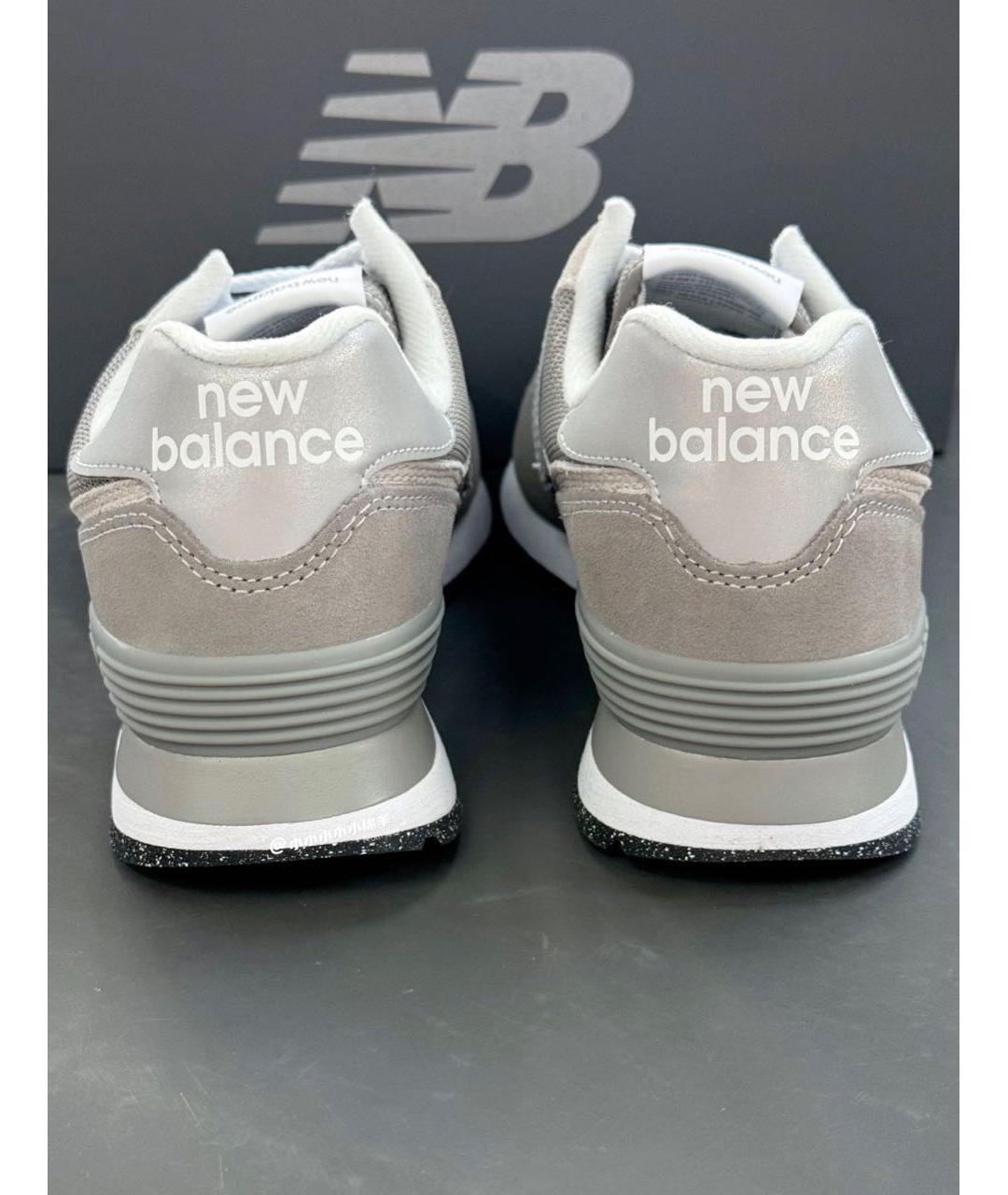NEW BALANCE Коричневые замшевые низкие кроссовки / кеды, фото 7