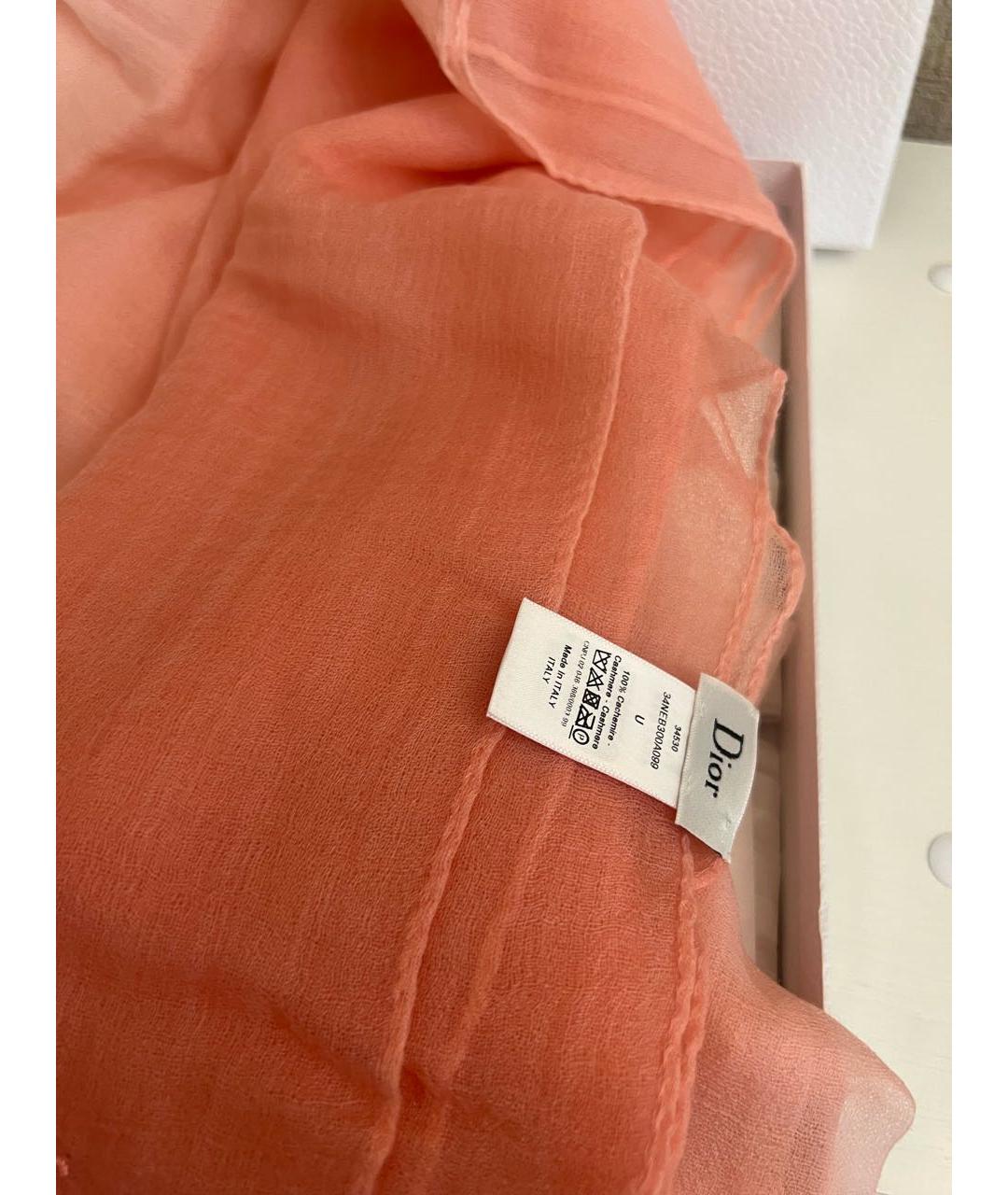 CHRISTIAN DIOR Мульти кашемировый шарф, фото 3