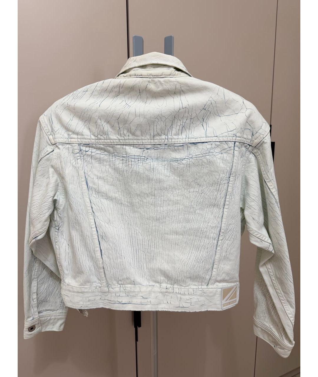 PATRIZIA PEPE Белая хлопковая куртка, фото 2