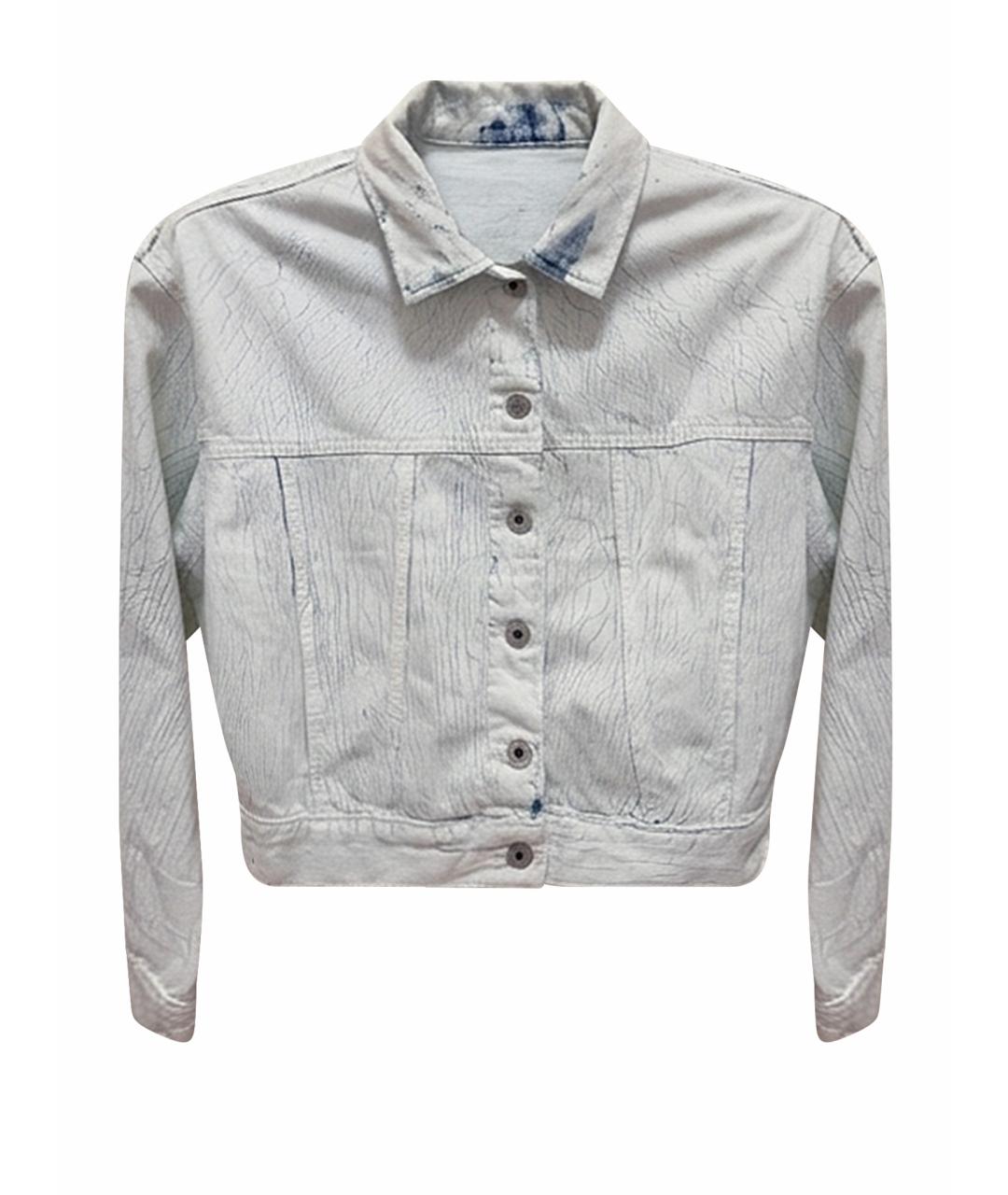 PATRIZIA PEPE Белая хлопковая куртка, фото 1