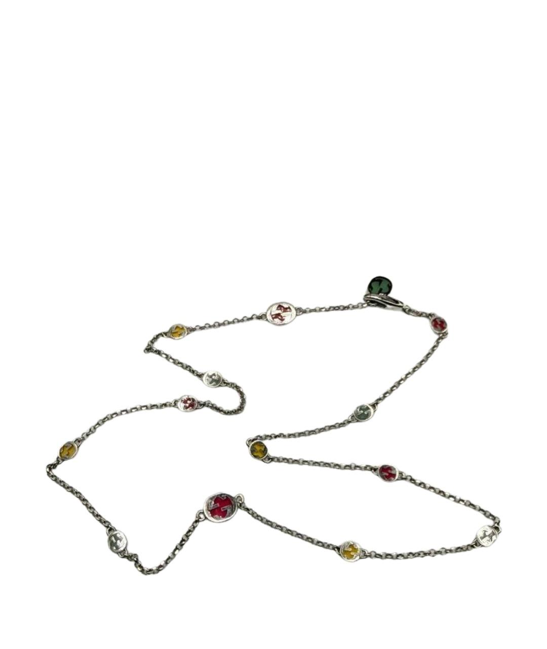 GUCCI Серебряное серебряное колье, фото 1