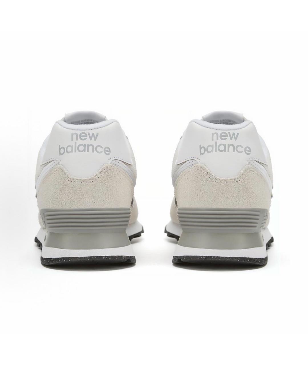 NEW BALANCE Серые замшевые низкие кроссовки / кеды, фото 6