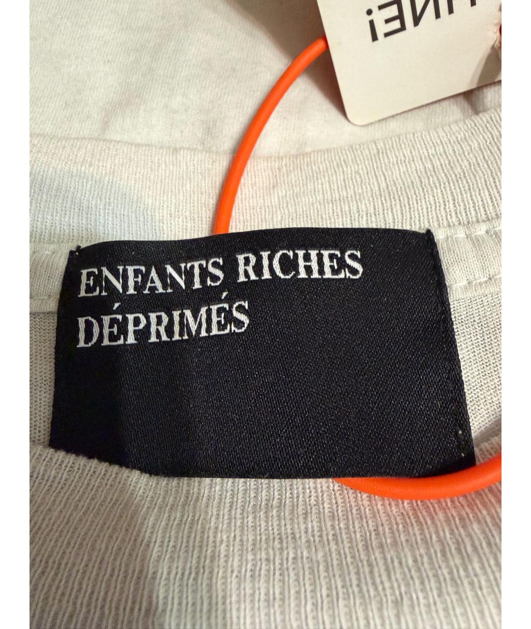 Enfants Riches Déprimés Белая хлопковая футболка, фото 3