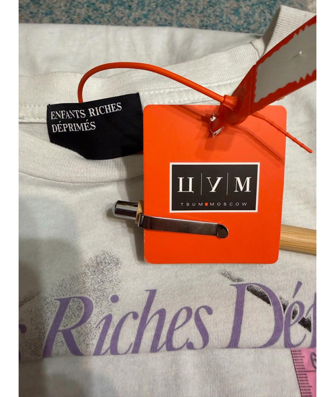 Enfants Riches Déprimés Белая хлопковая футболка, фото 6