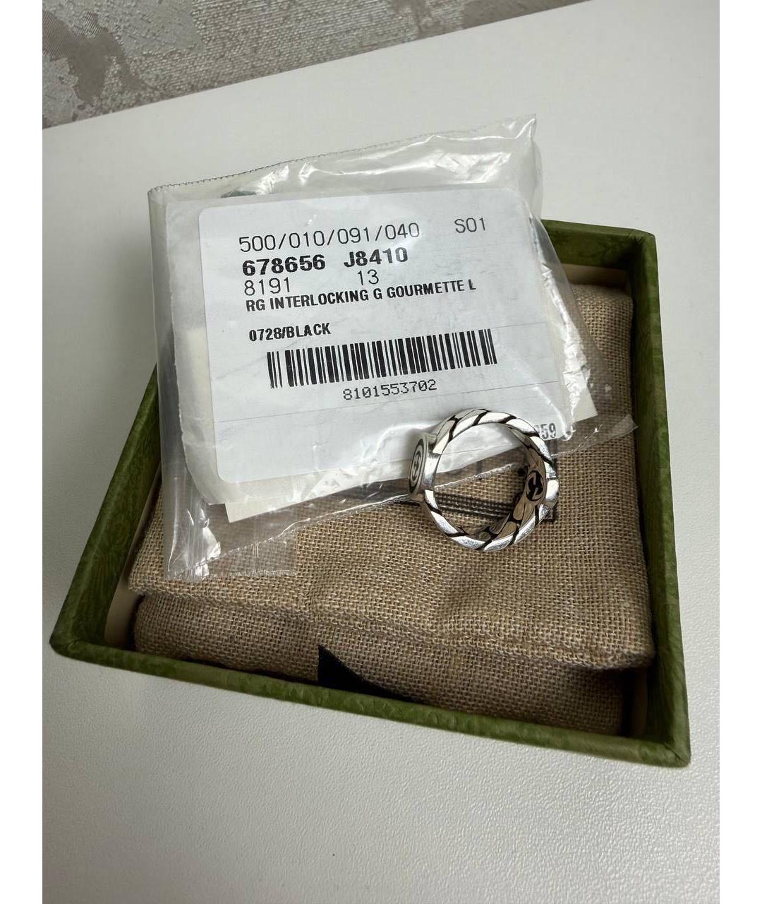 GUCCI Серебряное серебряное кольцо, фото 3