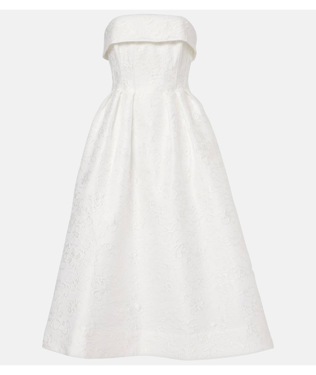 REBECCA VALLANCE Белое полиэстеровое коктейльное платье, фото 5