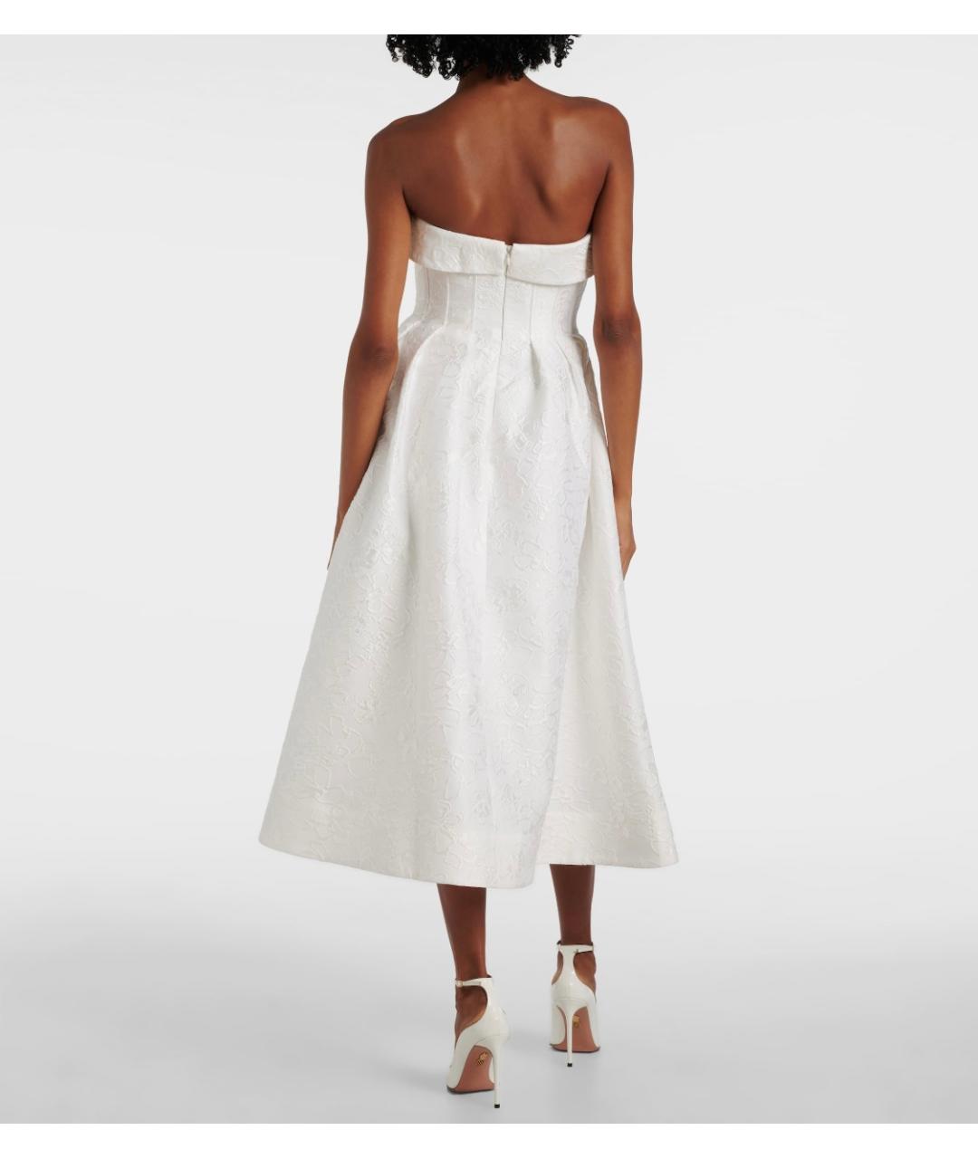 REBECCA VALLANCE Белое полиэстеровое коктейльное платье, фото 3