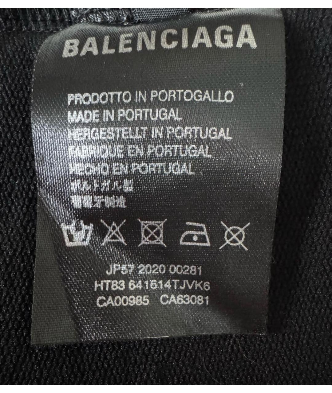 BALENCIAGA Черное хлопковое платье, фото 5