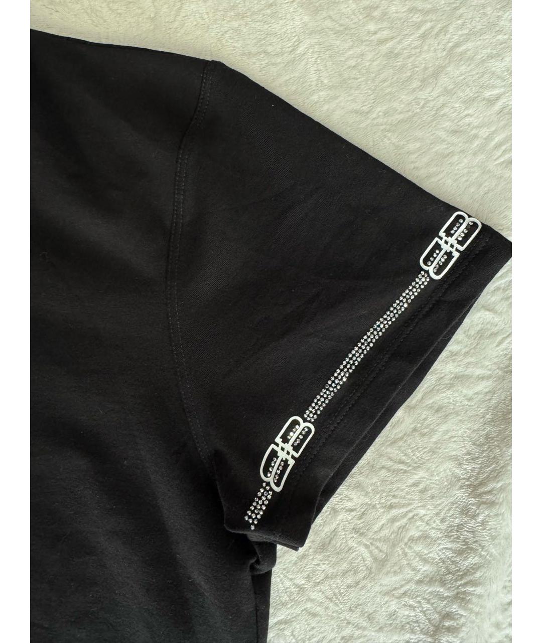 BALENCIAGA Черное хлопковое платье, фото 4