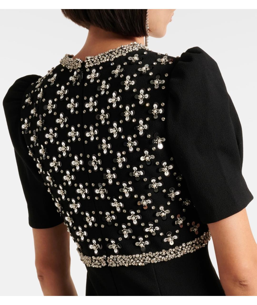 REBECCA VALLANCE Черное полиэстеровое коктейльное платье, фото 5