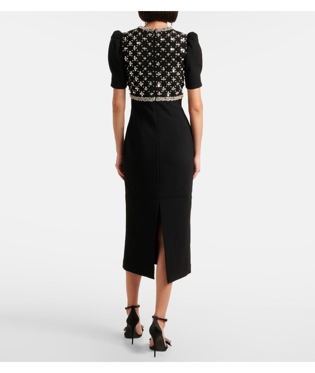 REBECCA VALLANCE Черное полиэстеровое коктейльное платье, фото 3