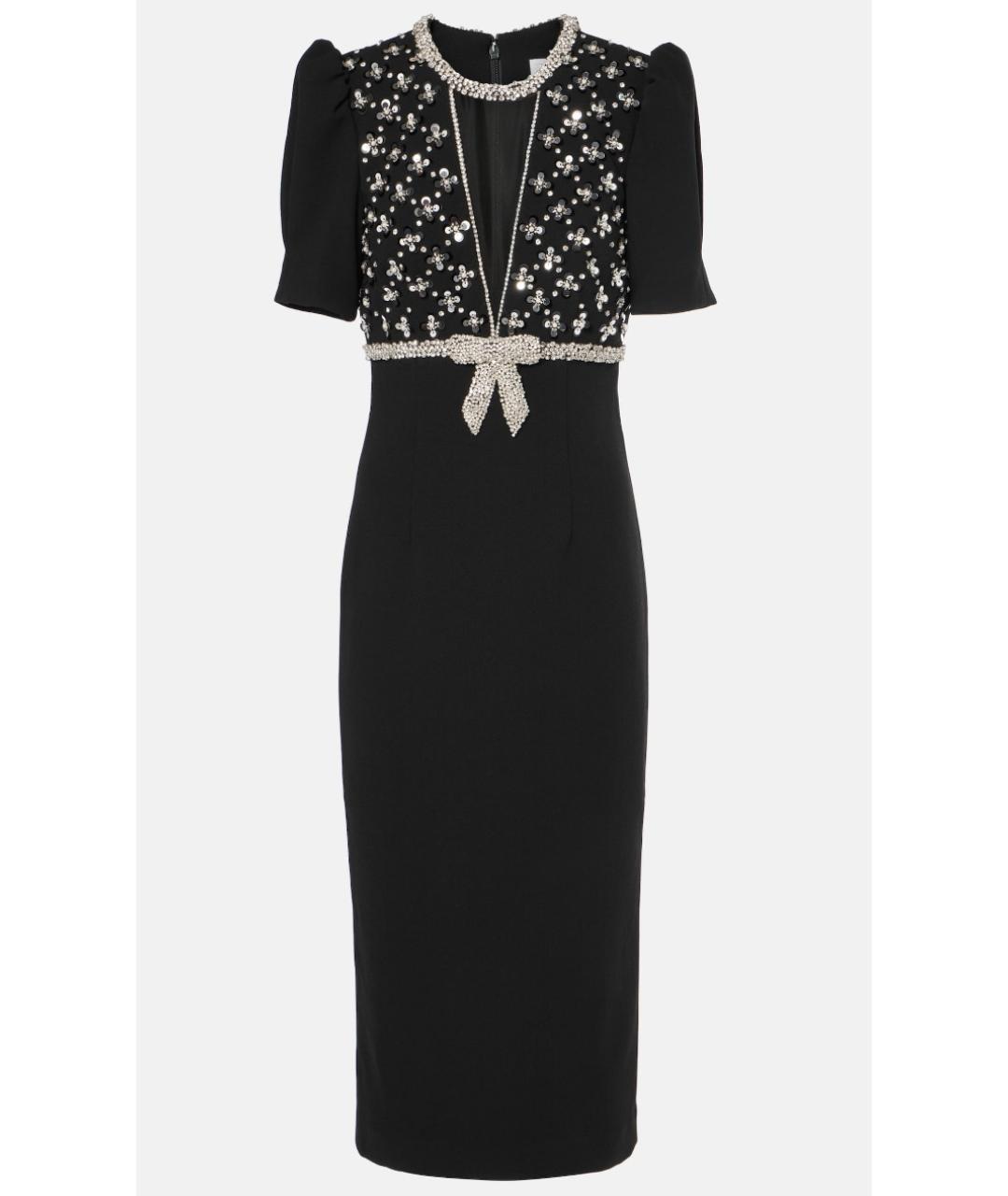 REBECCA VALLANCE Черное полиэстеровое коктейльное платье, фото 6