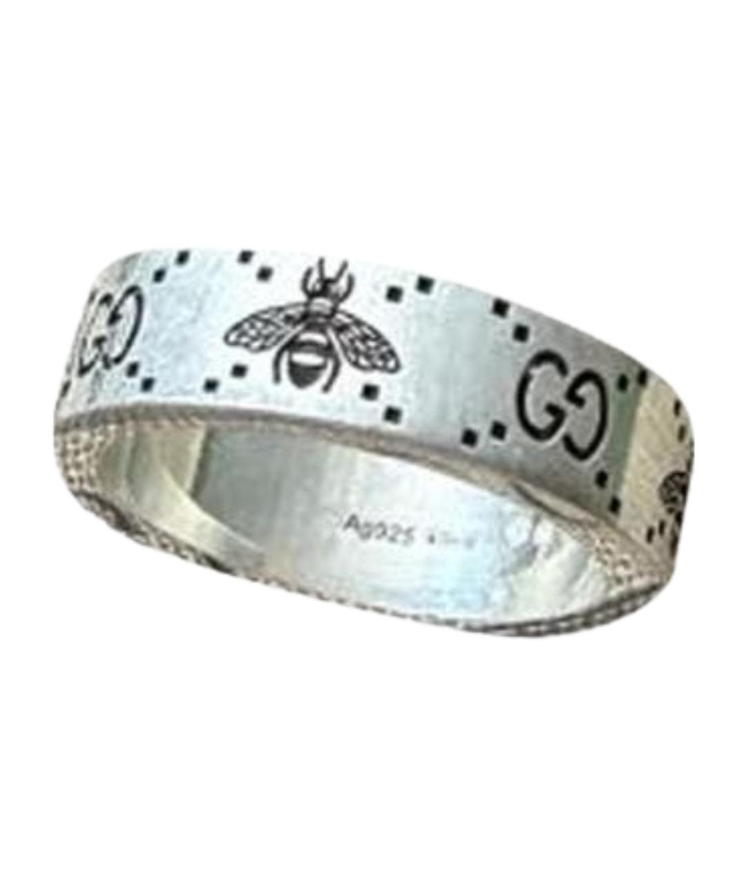 GUCCI Серебряное серебряное кольцо, фото 1