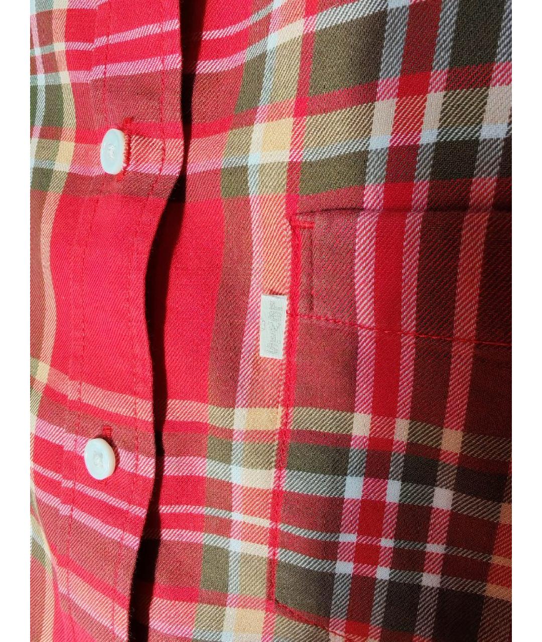 LEVI'S Красная хлопковая рубашка, фото 4