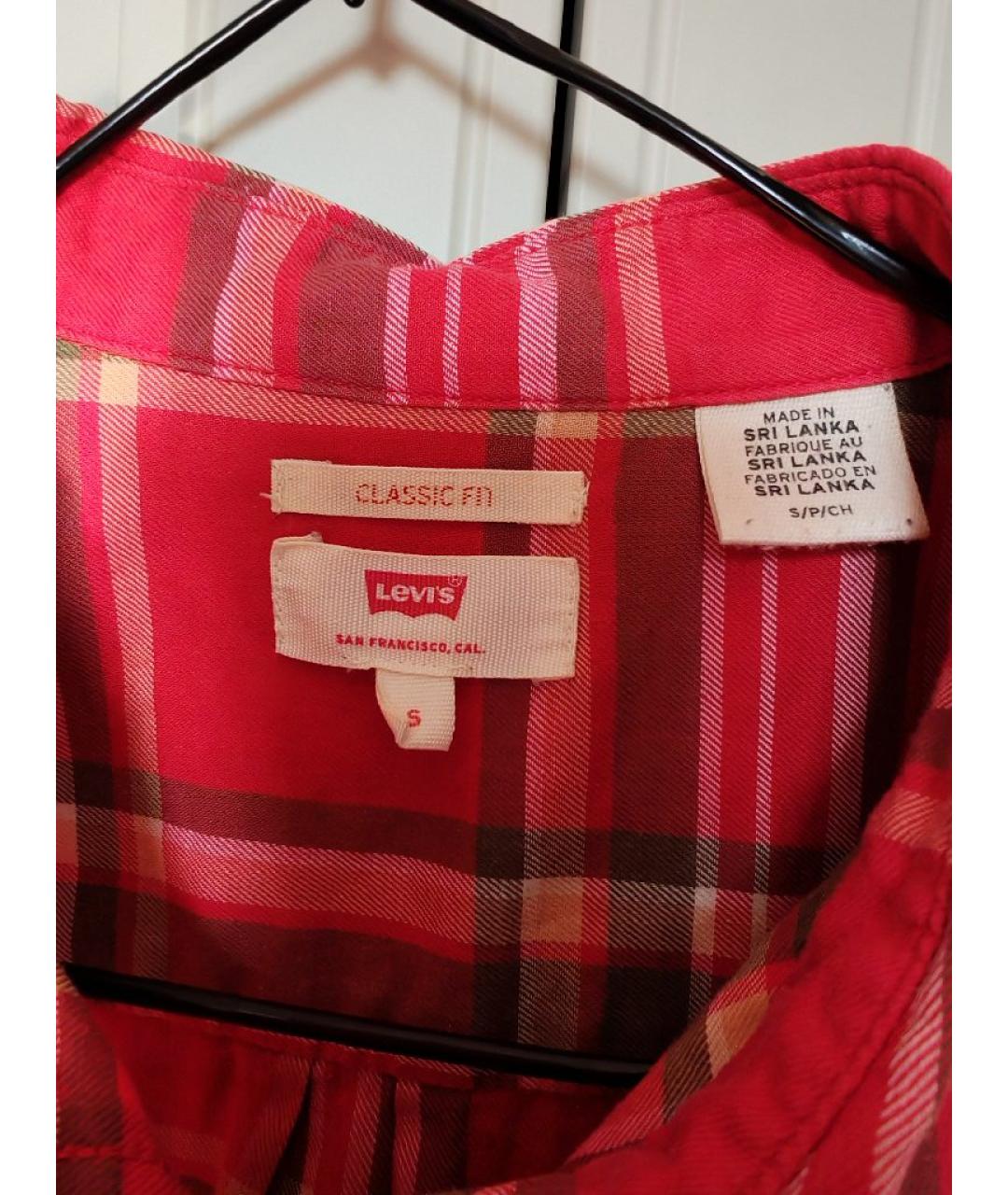 LEVI'S Красная хлопковая рубашка, фото 3