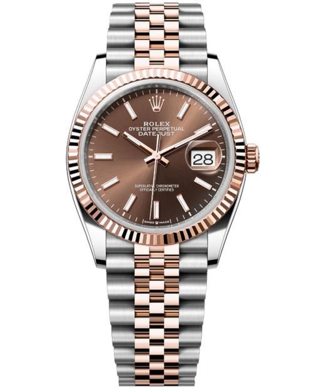 ROLEX Розовые часы из розового золота, фото 4