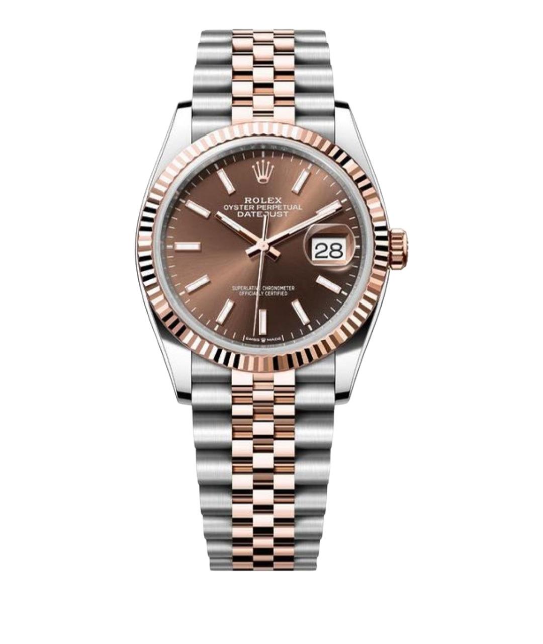 ROLEX Розовые часы из розового золота, фото 1