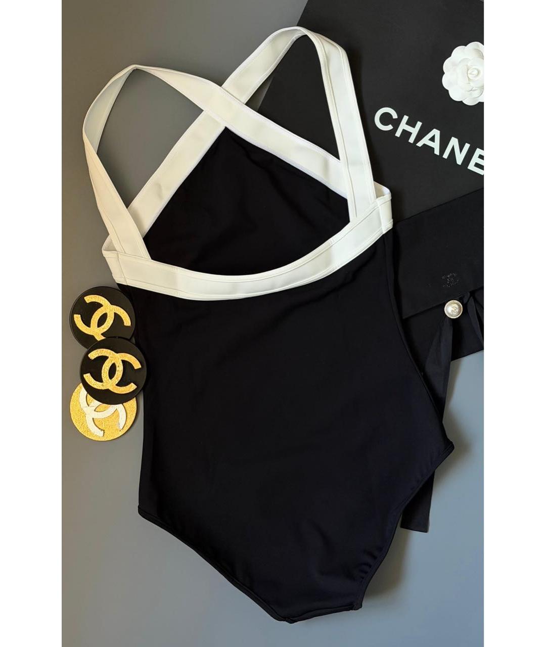 CHANEL Черный купальник, фото 2
