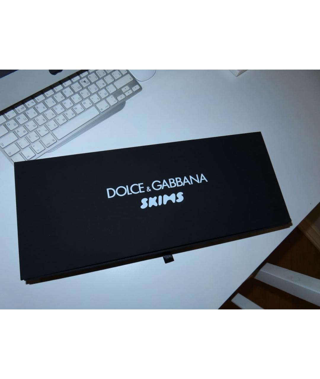 DOLCE&GABBANA Коричневый шифоновый корсет, фото 5