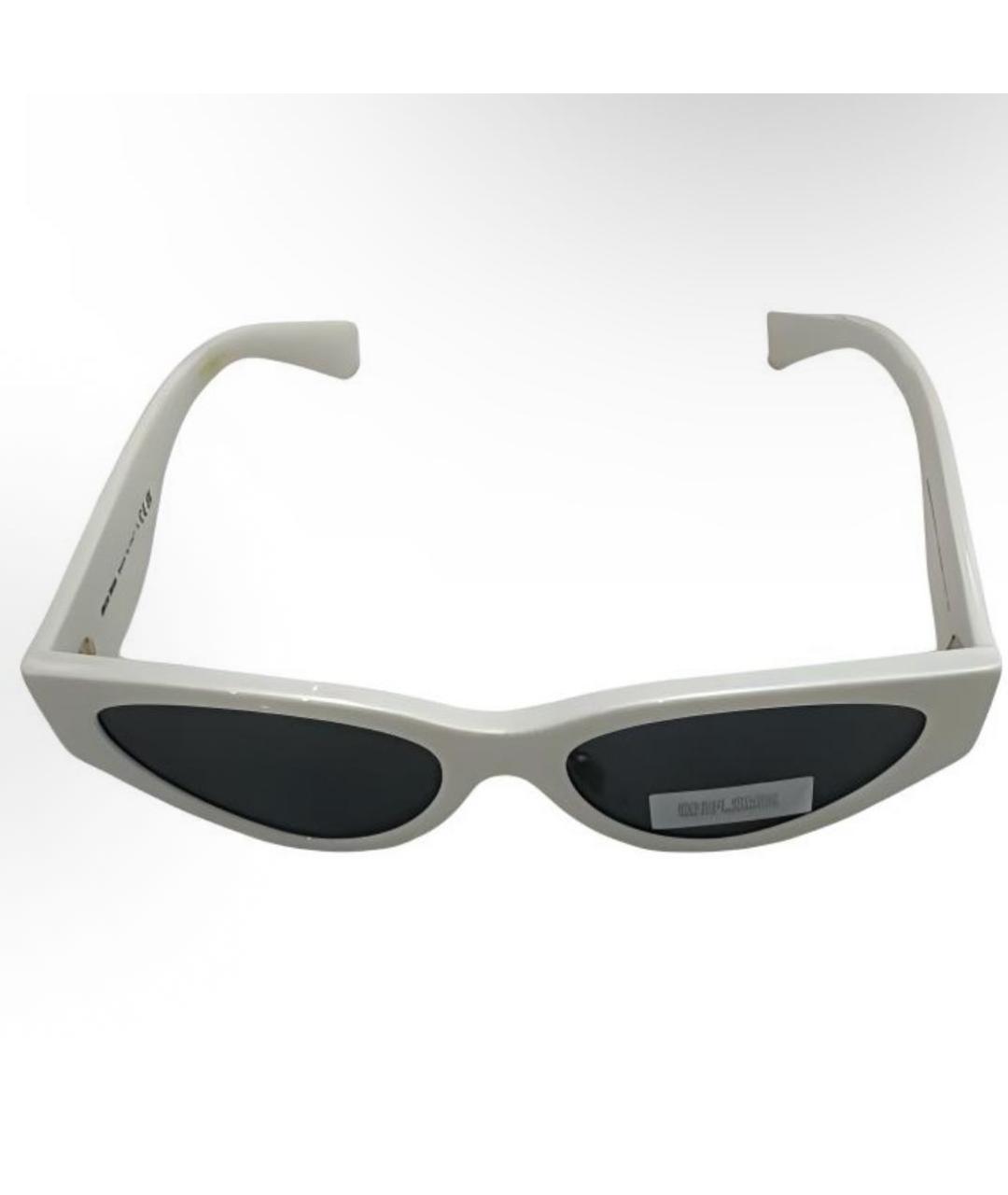 MIU MIU Белые пластиковые солнцезащитные очки, фото 2