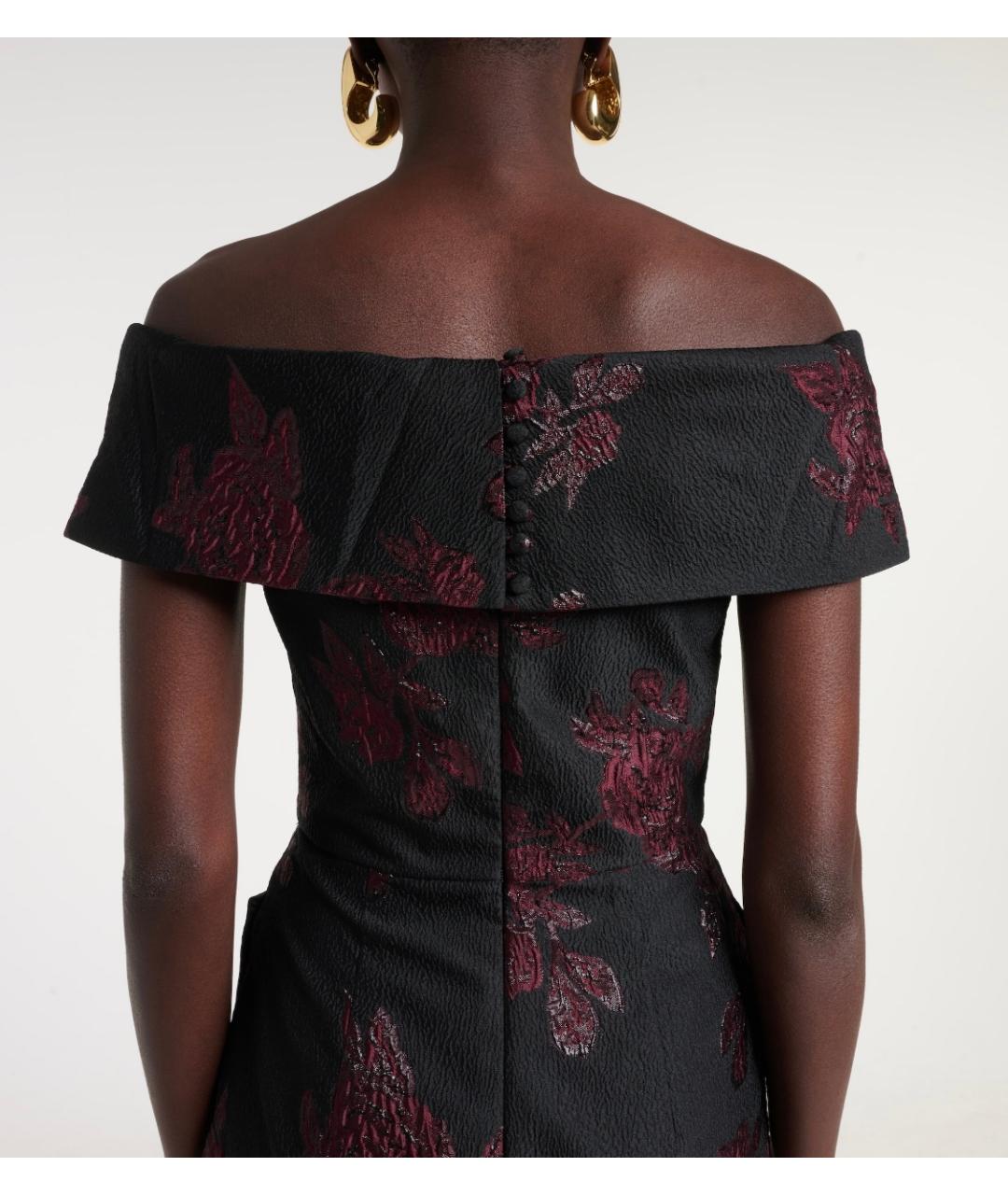 REBECCA VALLANCE Черное полиэстеровое вечернее платье, фото 5