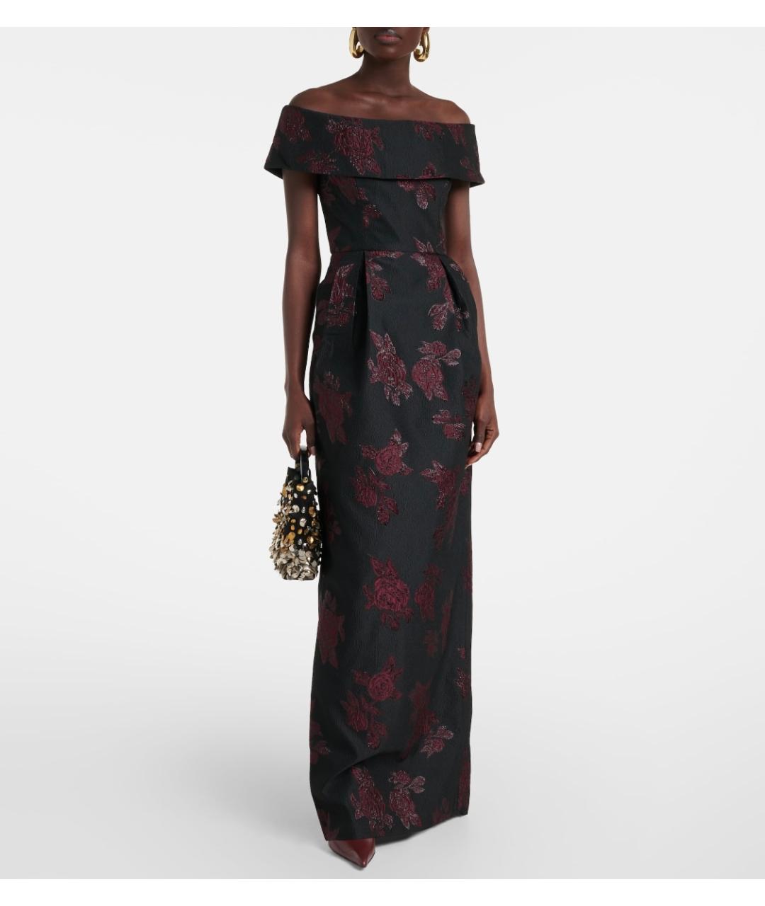 REBECCA VALLANCE Черное полиэстеровое вечернее платье, фото 2
