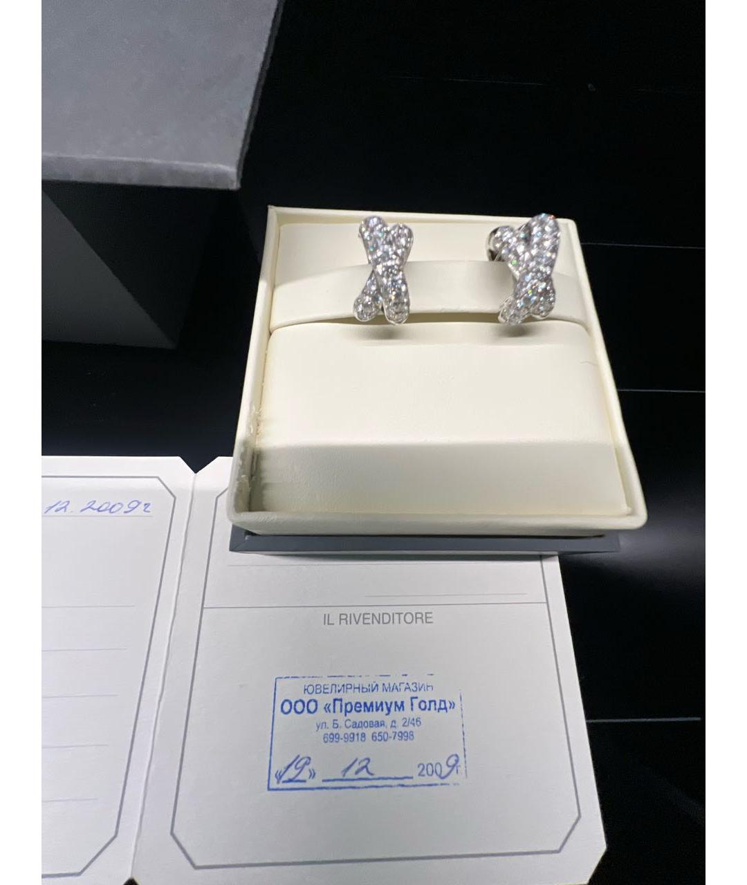 CRIVELLI Белые серьги из белого золота, фото 4