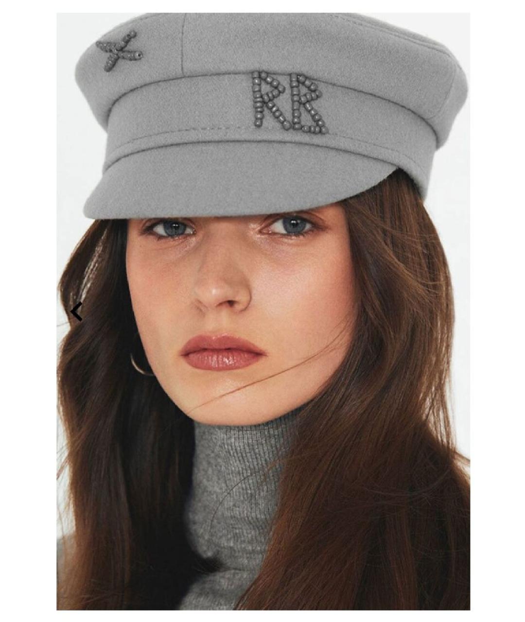 RUSLAN BAGINSKIY Серая шерстяная кепка, фото 4