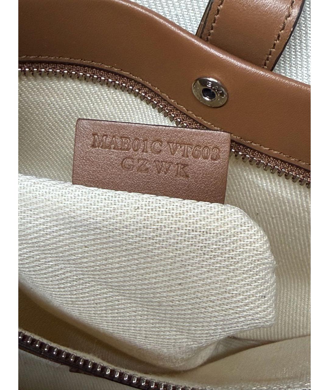 BALLY Коричневый кожаный портфель, фото 7